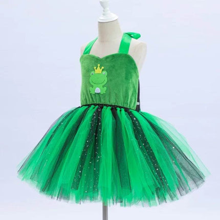 Baby Frog Tulle Tutu Girl Costume Dress - Mad Fly Essentials
