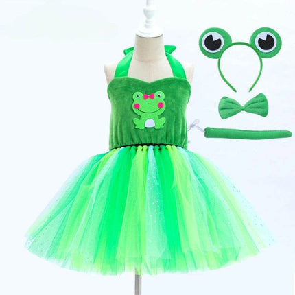 Baby Frog Tulle Tutu Girl Costume Dress - Mad Fly Essentials