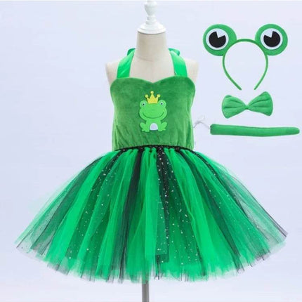 Baby Frog Tulle Tutu Girl Costume Dress - Mad Fly Essentials