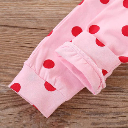 Baby Girl 0 - 18 Months Casual Polka Dot Clothing Set - Clothing Set - LAPA - Mad Fly Essentials