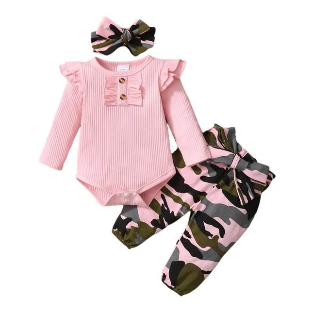 Camouflage 3pc Baby Girl Set – Mad Fly Essentials