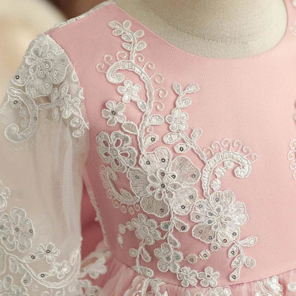 Baby Girl 1 Year Christening Birthday Party Dress - Party Dress - NNJXD - Mad Fly Essentials