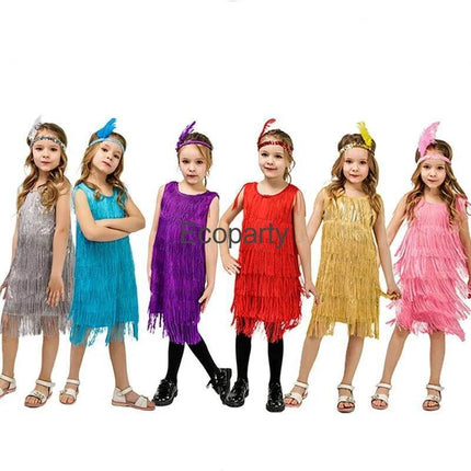 Baby Girl 1920s Latin Flapper Costume Dress - Costume Dress - Prowow - Mad Fly Essentials