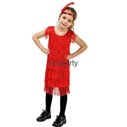 Baby Girl 1920s Latin Flapper Costume Dress - Costume Dress - Prowow - Mad Fly Essentials