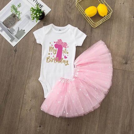 Baby 1st Birthday Set Girl Tutu Dress – Mad Fly Essentials