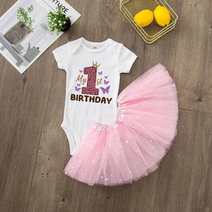 Baby 1st Birthday Set Girl Tutu Dress – Mad Fly Essentials