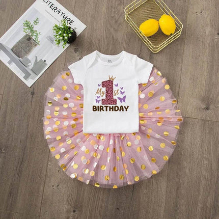Baby 1st Birthday Set Girl Tutu Dress – Mad Fly Essentials
