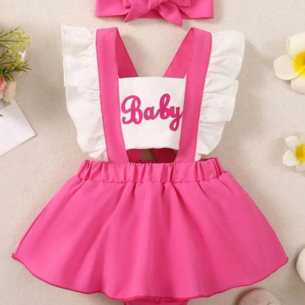 Baby Girl 1st Birthday Pink Skirt Outfit Set - Outfit Set - 27kids - Mad Fly Essentials