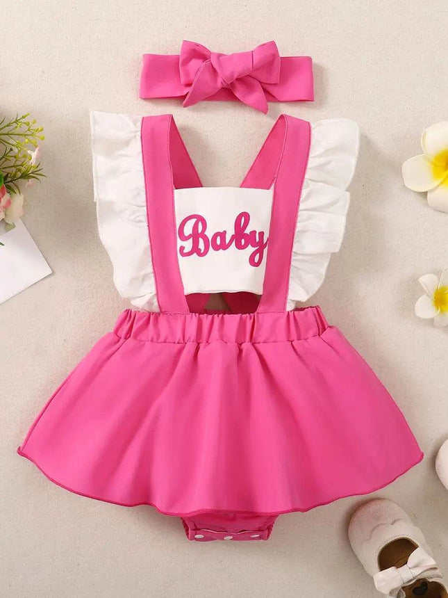 Baby Girl 1st Birthday Pink Skirt Outfit Set - Outfit Set - 27kids - Mad Fly Essentials