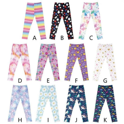 Baby Girl 2 - 12Y Heart Love Pencil Fitness Leggings - Fitness Leggings - Baywell - Mad Fly Essentials