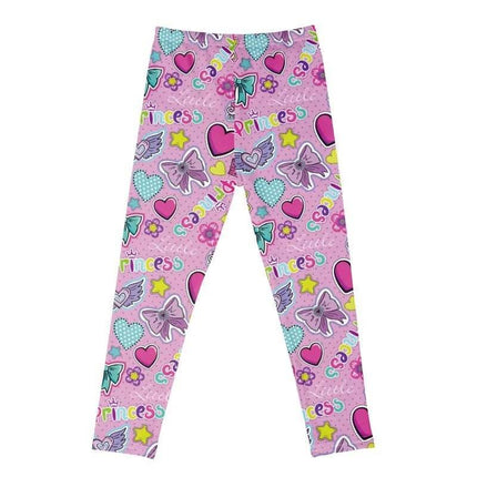 Baby Girl 2 - 12Y Heart Love Pencil Fitness Leggings - Fitness Leggings - Baywell - Mad Fly Essentials