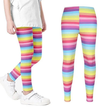 Baby Girl 2 - 12Y Heart Love Pencil Fitness Leggings - Fitness Leggings - Baywell - Mad Fly Essentials