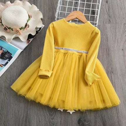 Baby Girl 2 - 7yo Party Flower Princess Dress - Princess Dress - ABreeze - Mad Fly Essentials