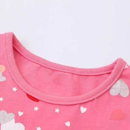Baby Girl 2 - 8T Sleeveless Hearts Princess Dress - Princess Dress - Bumeex - Mad Fly Essentials