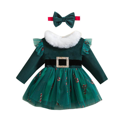 Baby Girl Christmas Dress Costume Set – Mad Fly Essentials