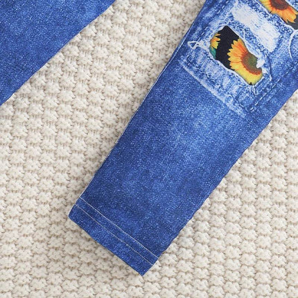 Baby Girl 2pc Sunflower Knitted Short Pants Clothing Set - Clothing Set - PatPat - Mad Fly Essentials