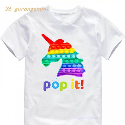 Baby Girl 3D Animal Unicorn Graphic Shirt - Shirt - Lawadka - Mad Fly Essentials