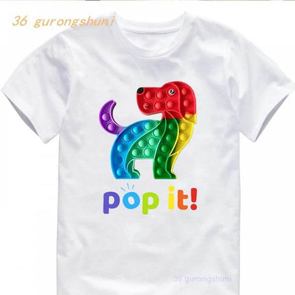 Baby Girl 3D Animal Unicorn Graphic Tees - Mad Fly Essentials