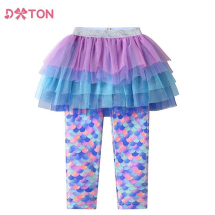 Baby Girl 3D Rainbow Skirt Layered Leggings - Leggings - VIKITA - Mad Fly Essentials