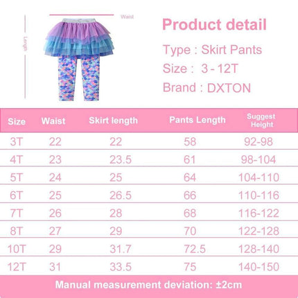 Baby Girl 3D Rainbow Skirt Layered Leggings - Leggings - VIKITA - Mad Fly Essentials