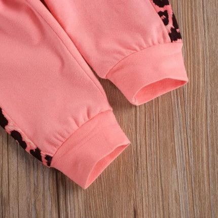 Baby 3pc Leopard Girl Tracksuit Set - Mad Fly Essentials