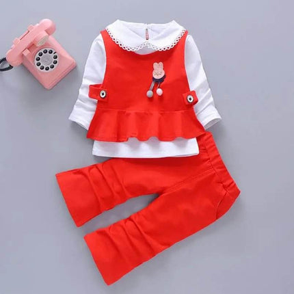 Animal Floral Pink Girl Tracksuit Sets - Mad Fly Essentials