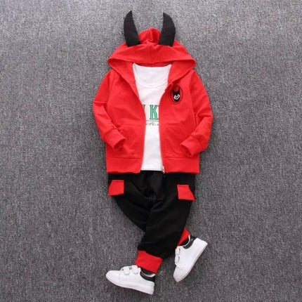 Animal Floral Pink Girl Tracksuit Sets - Mad Fly Essentials