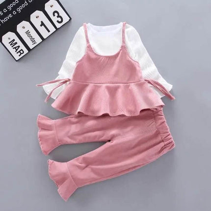 Animal Floral Pink Girl Tracksuit Sets - Mad Fly Essentials