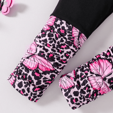 Baby Girl Butterfly Animal Tracksuit Set - Tracksuit Set - PatPat - Mad Fly Essentials