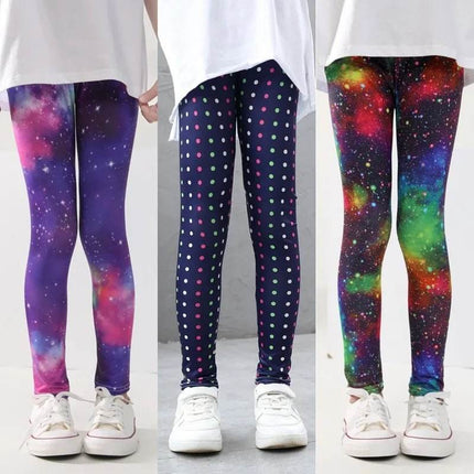 Baby Girl Elastic 3 - 11Y Summer Leggings - Leggings - SheCute - Mad Fly Essentials