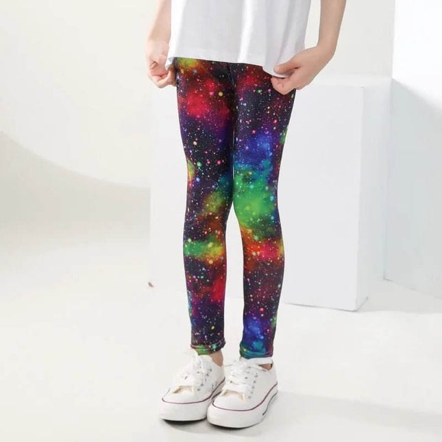 Baby Girl Elastic 3 - 11Y Summer Leggings - Leggings - SheCute - Mad Fly Essentials