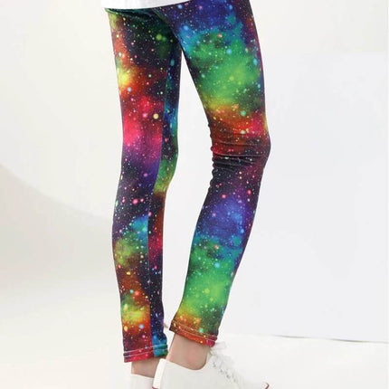 Baby Girl Elastic 3 - 11Y Summer Leggings - Leggings - SheCute - Mad Fly Essentials