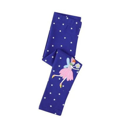 Baby Girl Fairy Tale Purple Pencil Leggings - Leggings - Little maven - Mad Fly Essentials