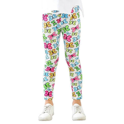 Baby Girl Floral 3D Pencil Leggings - Leggings - LJMOFA - Mad Fly Essentials