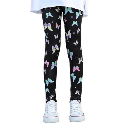 Baby Girl Floral 3D Pencil Leggings - Leggings - LJMOFA - Mad Fly Essentials