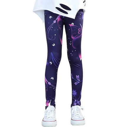 Baby Girl Floral 3D Pencil Leggings - Leggings - LJMOFA - Mad Fly Essentials