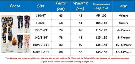 Baby Girl Heart Star Velvet Fitness Leggings - Fitness Leggings - Sonkpuel - Mad Fly Essentials