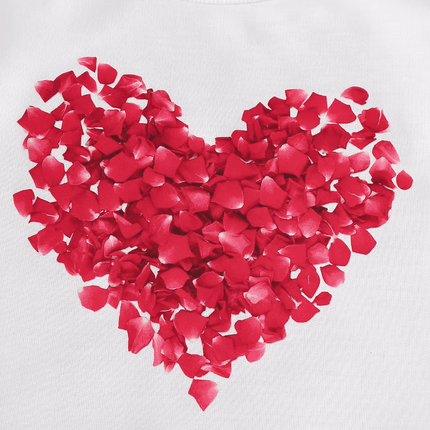 Baby Girl Heart Valentine Tennis Skirt Outfit Set - Outfit Set - PatPat - Mad Fly Essentials