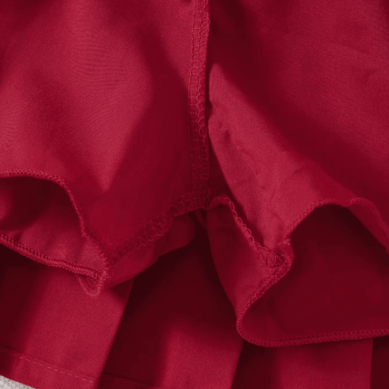 Baby Girl Heart Valentine Tennis Skirt Outfit Set - Outfit Set - PatPat - Mad Fly Essentials