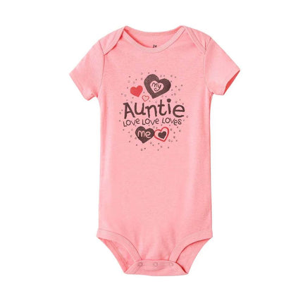 Girl I LOVE YOU TO THE MOON Baby Romper - Baby Romper - BabyBoo - Mad Fly Essentials