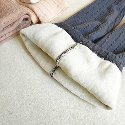 Baby Girl Knitted Solid Leggings - Leggings - LJMOFA - Mad Fly Essentials