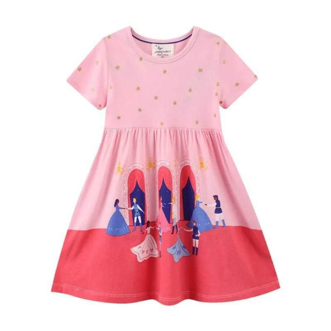 Baby Girl Ladybug Embroidery Princess Dress - Princess Dress - jumping meters - Mad Fly Essentials