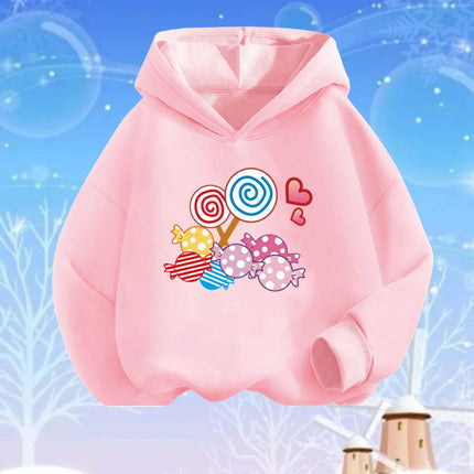 Baby Girl Lollipop Butterfly Unicorn Hoodies - Hoodies - Lolocee - Mad Fly Essentials