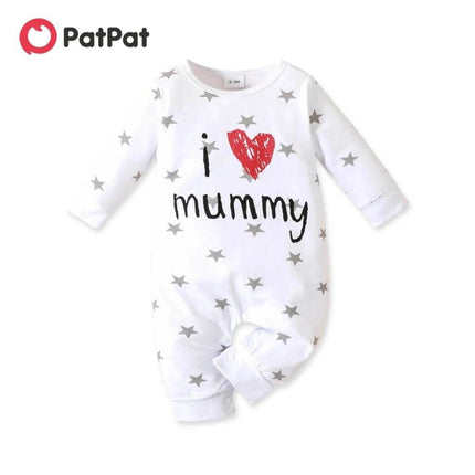 Baby Girl Long Love Heart Jumpsuit Romper - Baby Romper - PatPat - Mad Fly Essentials