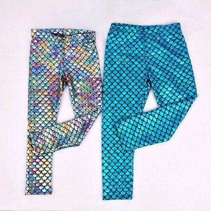 Baby Girl Mermaid Fitness Leggings - Mad Fly Essentials