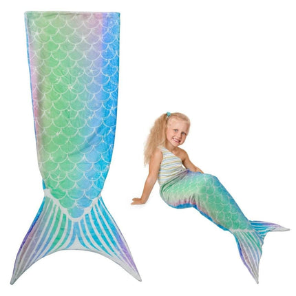 Baby Girl Mermaid Tail Blanket Sleeping Bag Sleepwear Set - Sleepwear Set - Willstar - Mad Fly Essentials