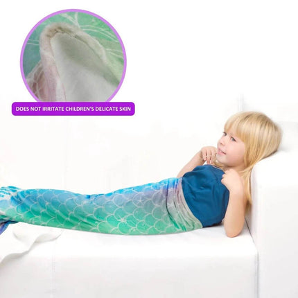 Baby Girl Mermaid Tail Blanket Sleeping Bag Sleepwear Set - Sleepwear Set - Willstar - Mad Fly Essentials