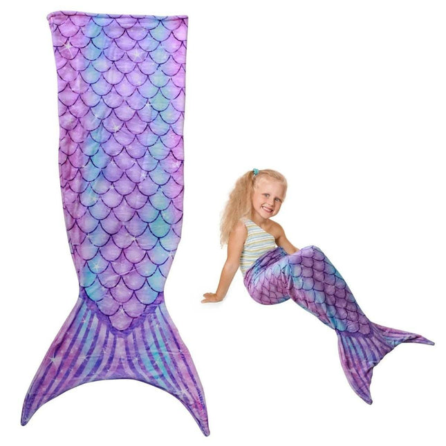 Baby Girl Mermaid Tail Blanket Sleeping Bag Sleepwear Set - Sleepwear Set - Willstar - Mad Fly Essentials