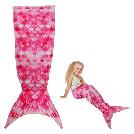 Baby Girl Mermaid Tail Blanket Sleeping Bag Sleepwear Set - Sleepwear Set - Willstar - Mad Fly Essentials