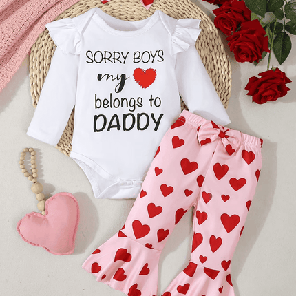 Baby Girl Daddy Love Clothing Set - Mad Fly Essentials